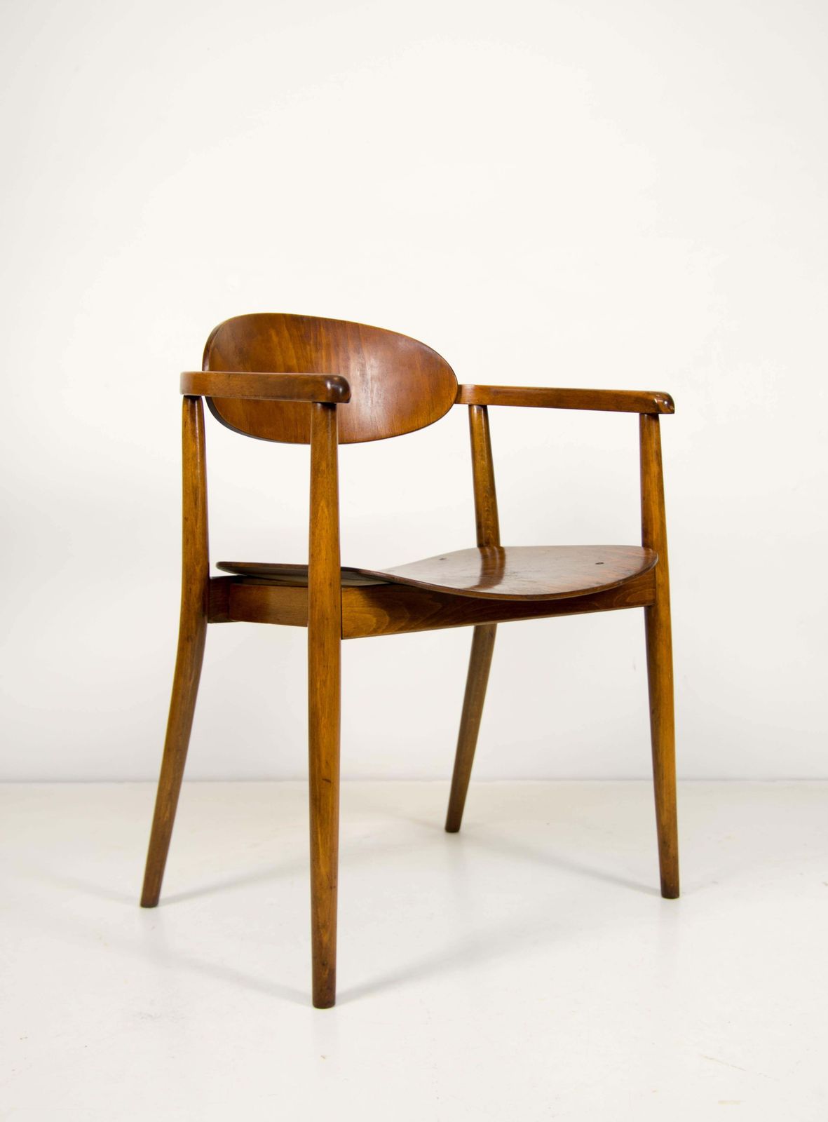 Antonin Suman Ton eetkamerstoel, Tsjecho-Slowakije, 1966 photo furniture