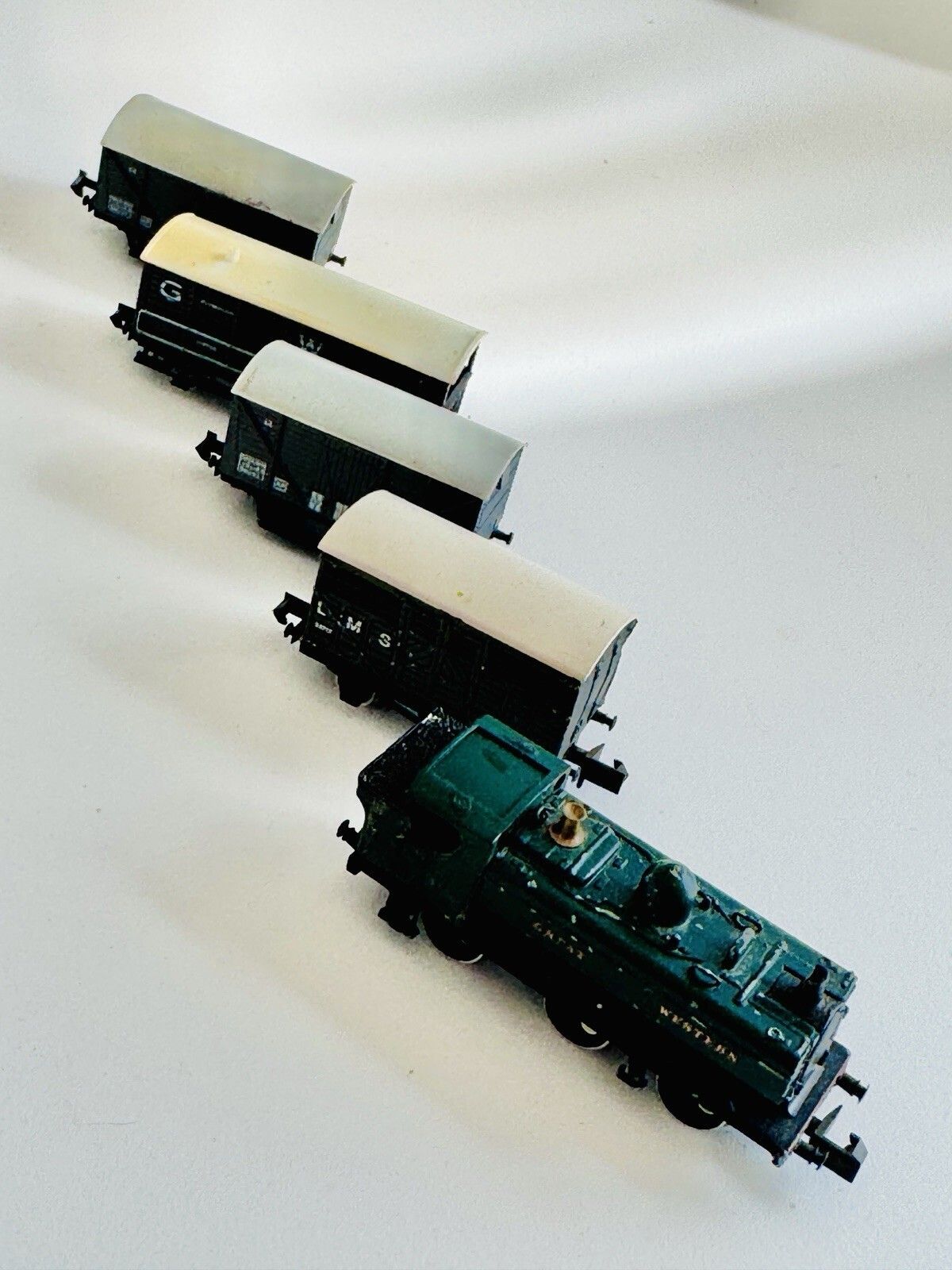 Graham Farish Great Western Railway (Gwr) 0 6 0 Pannier Tank Set N Gauge photo vintage