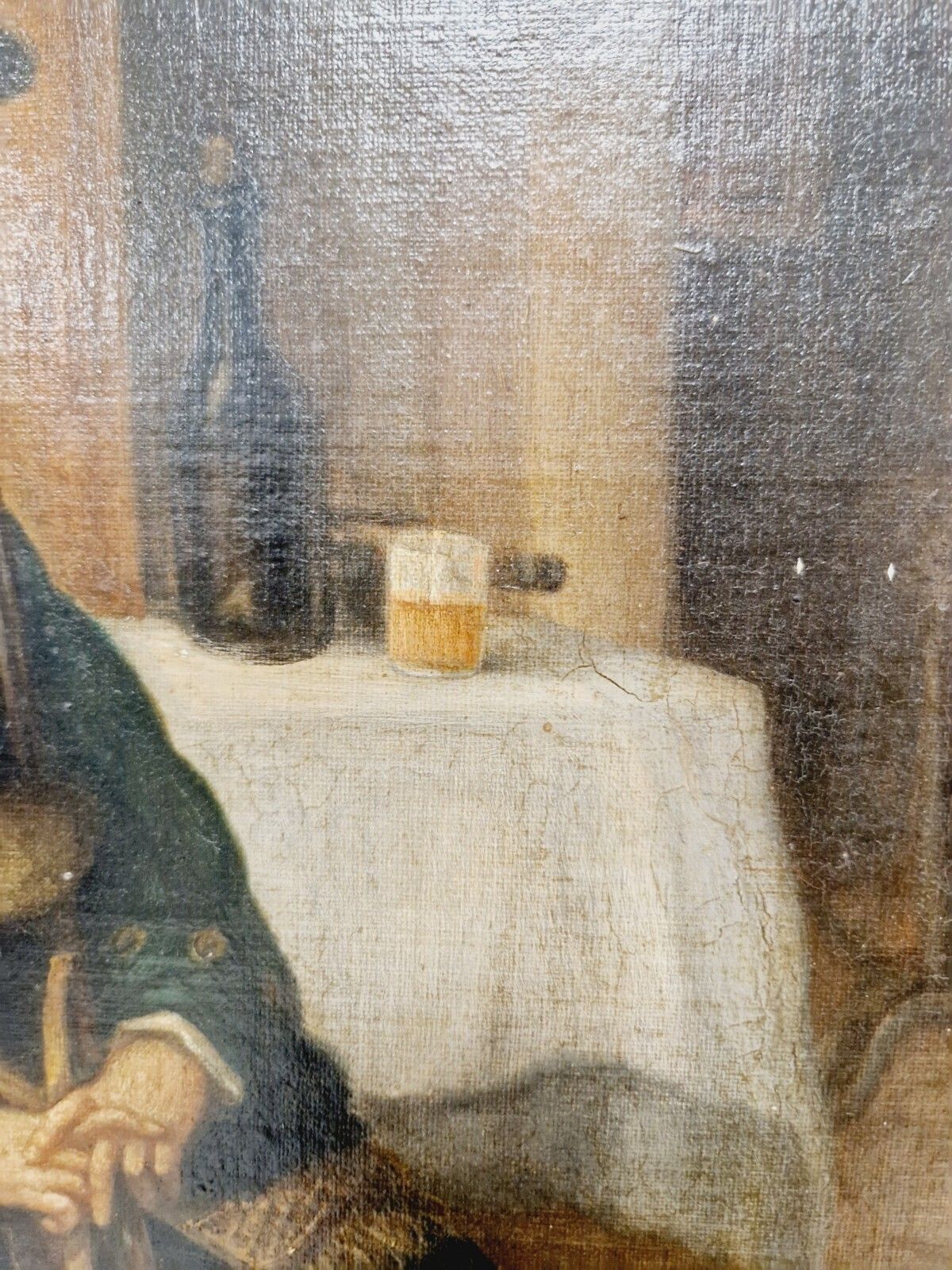 Antique French Oil Painting Stop At The Inn By Verylnde photo buy