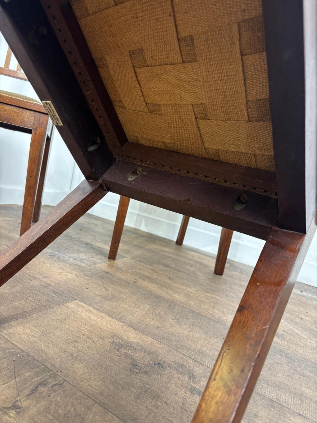 Edwardian Set Of Three Mahogany Bedroom Chairs photo for sale