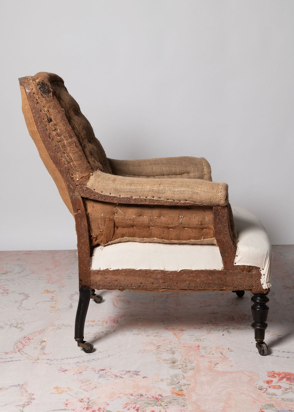 Napoleon III French Chair, 1800s photo for sale