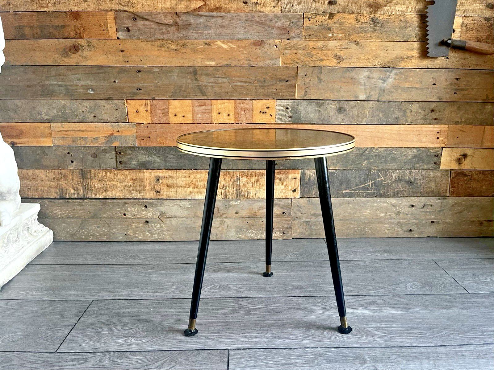 Mid Century Dansette Retro Faux Wood Laminated Occasional Coffee Side Table 60's photo furniture