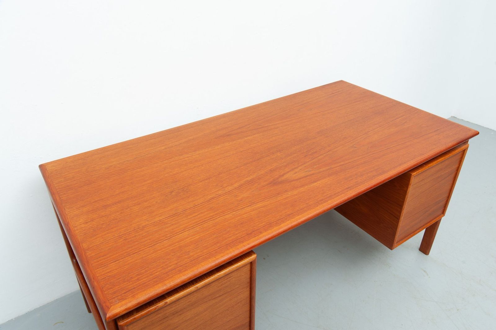 Teak Desk By Gv Gasvig For Gv Møbler, 1960s photo vintage
