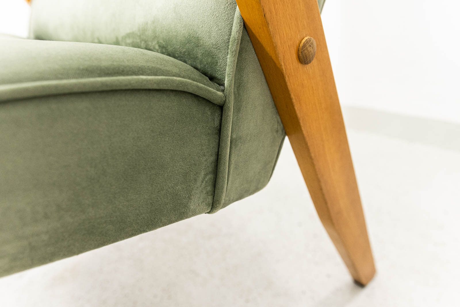 1250.0 Mid Century Armchairs By Edmund Homa Gfm 18, Poland, 1960s, Set Of 2 photo