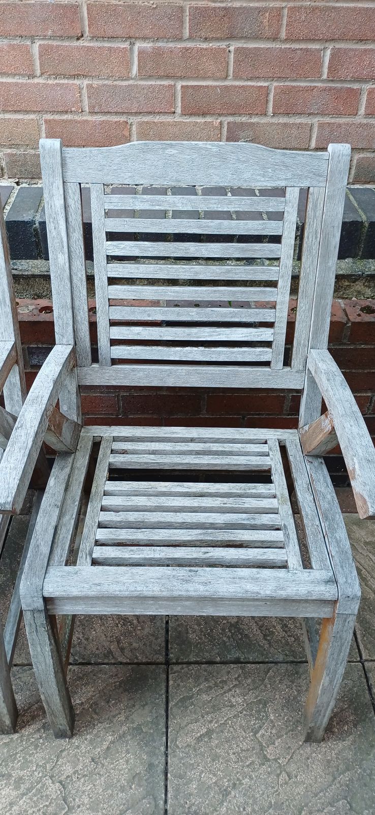 Solid Teak Garden Extendable Table And Chairs photo 360.0
