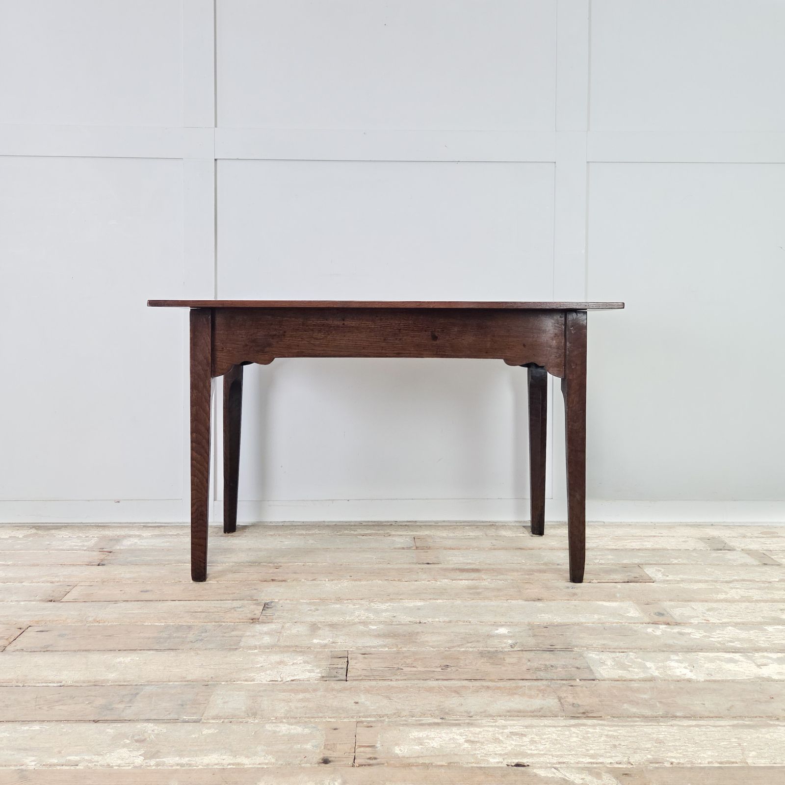 Antique English Oak Farmhouse Table photo for sale