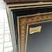 Italian Burr Walnut Finish Vitrine Display Cabinet Curio Glass Shelves Mirrored Collectors Cupboard With Upper Case photo Furniture