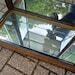 photo furniture Italian Burr Walnut Finish Vitrine Display Cabinet Curio Glass Shelves Mirrored Collectors Cupboard With Upper Case