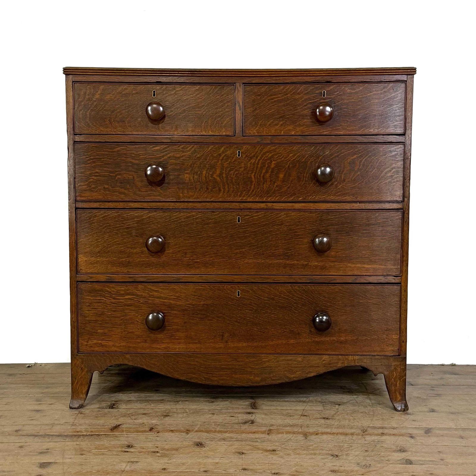Antique Georgian Oak Chest Of Drawers | Antique Storage | Bedroom Drawers | Antique Chest Of Drawer