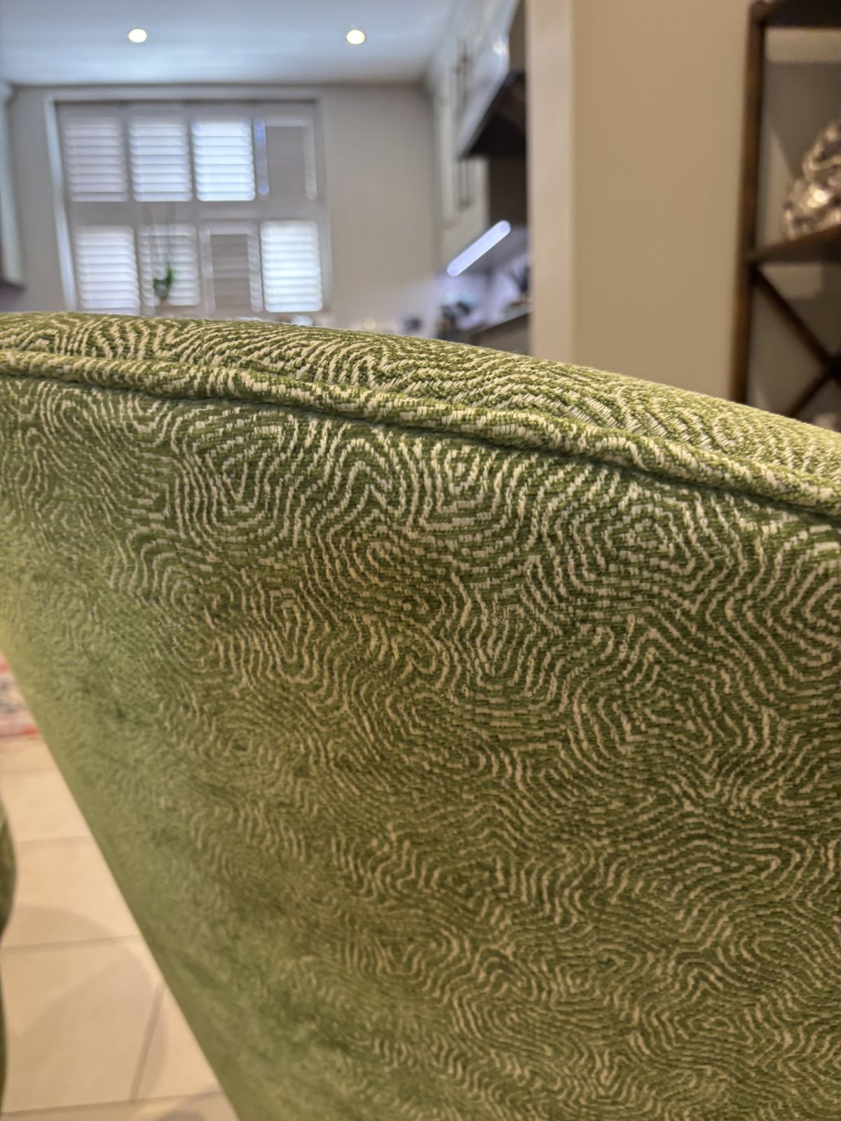 650.0 Matching Pair Green Upholstered Swivel Tub Armchairs photo