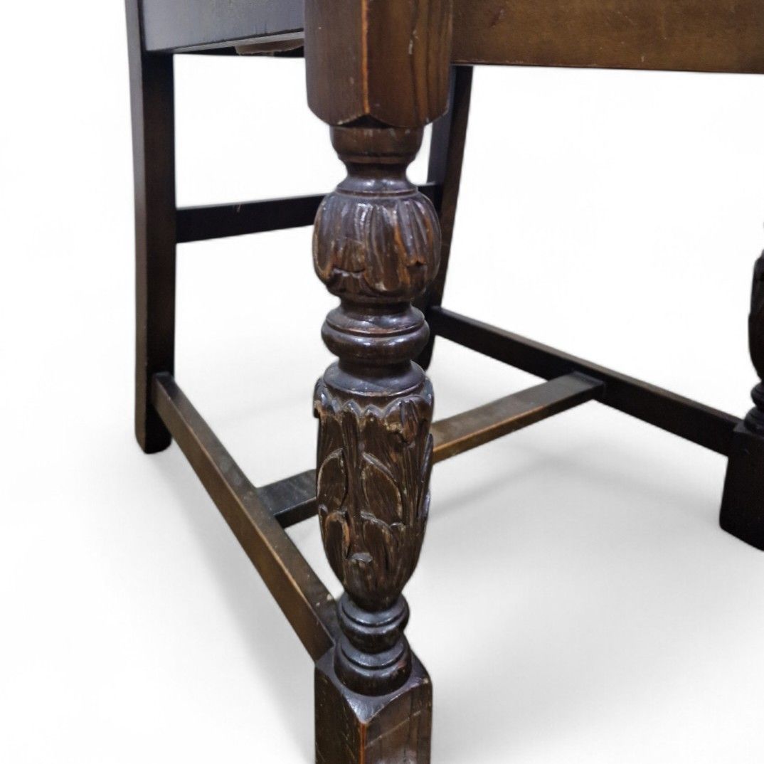 Set 4 Oak Farmhouse Dining Chairs Ladder Back Rustic Country Kitchen Chairs photo 110.0