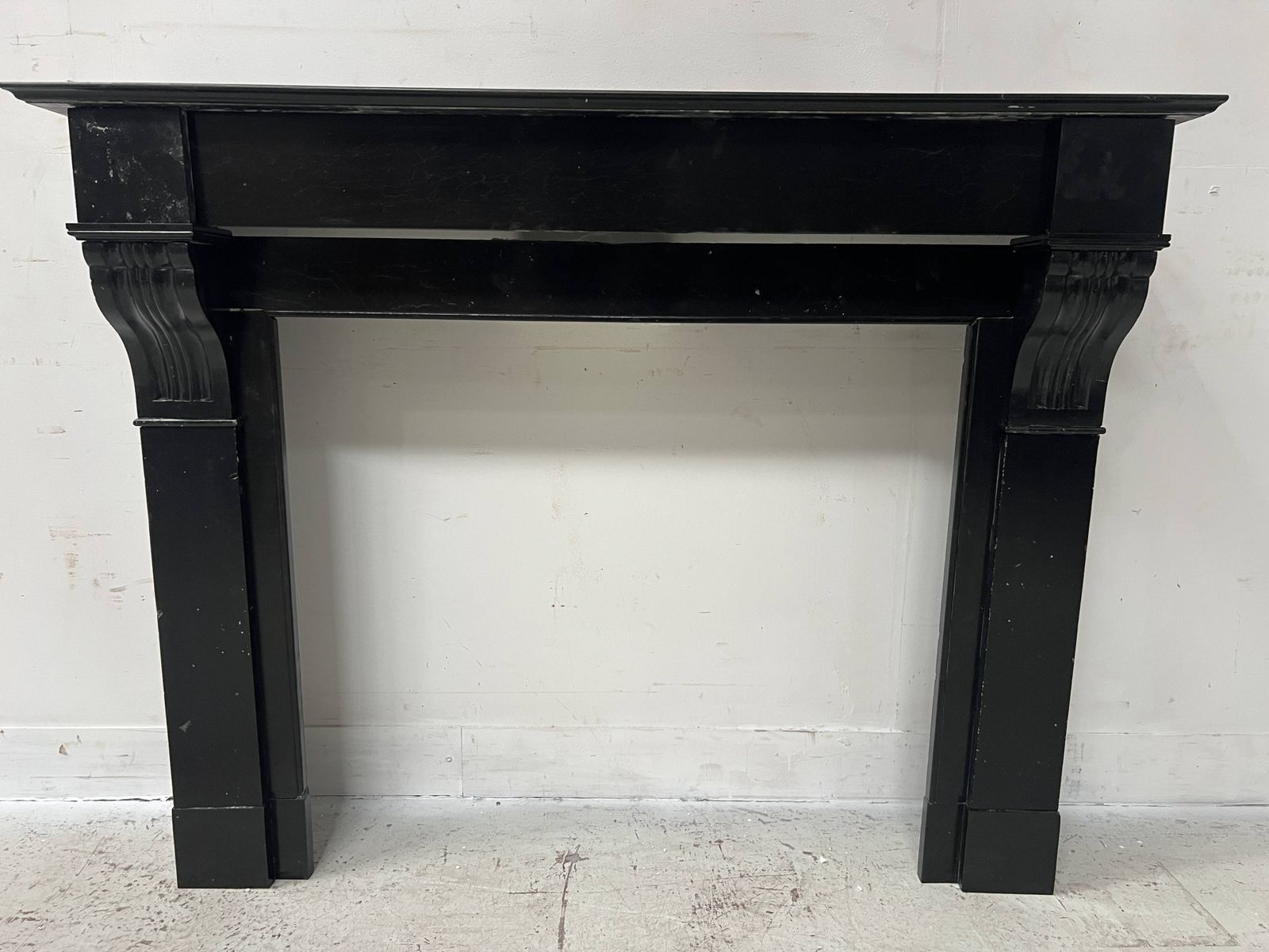 Napoleon III Period Fireplace With Black Marble Corbel, 19th Century photo furniture