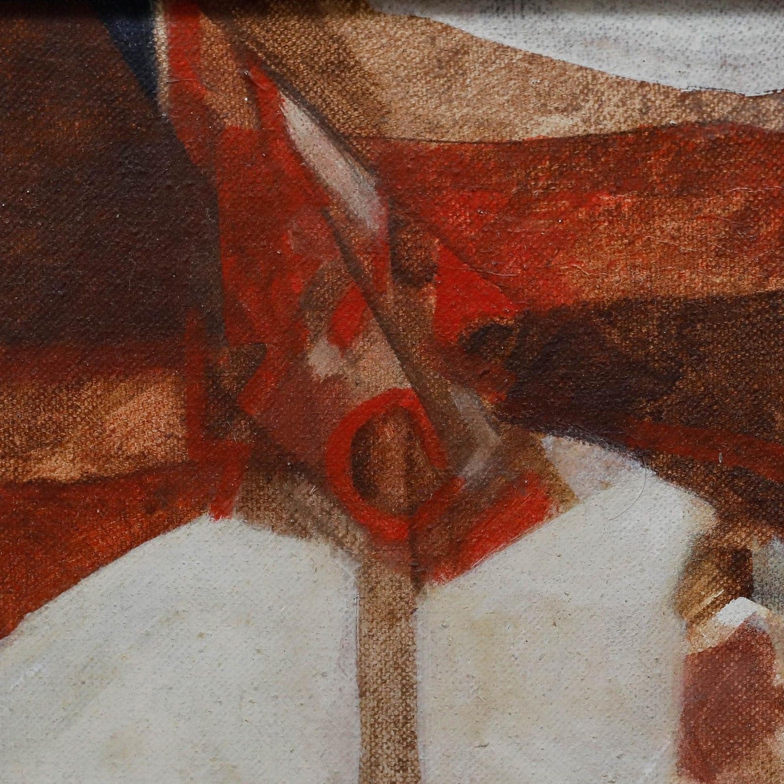 Nick Osbourne Framed 20th Century Oil, The Waiting Game photo 250.0
