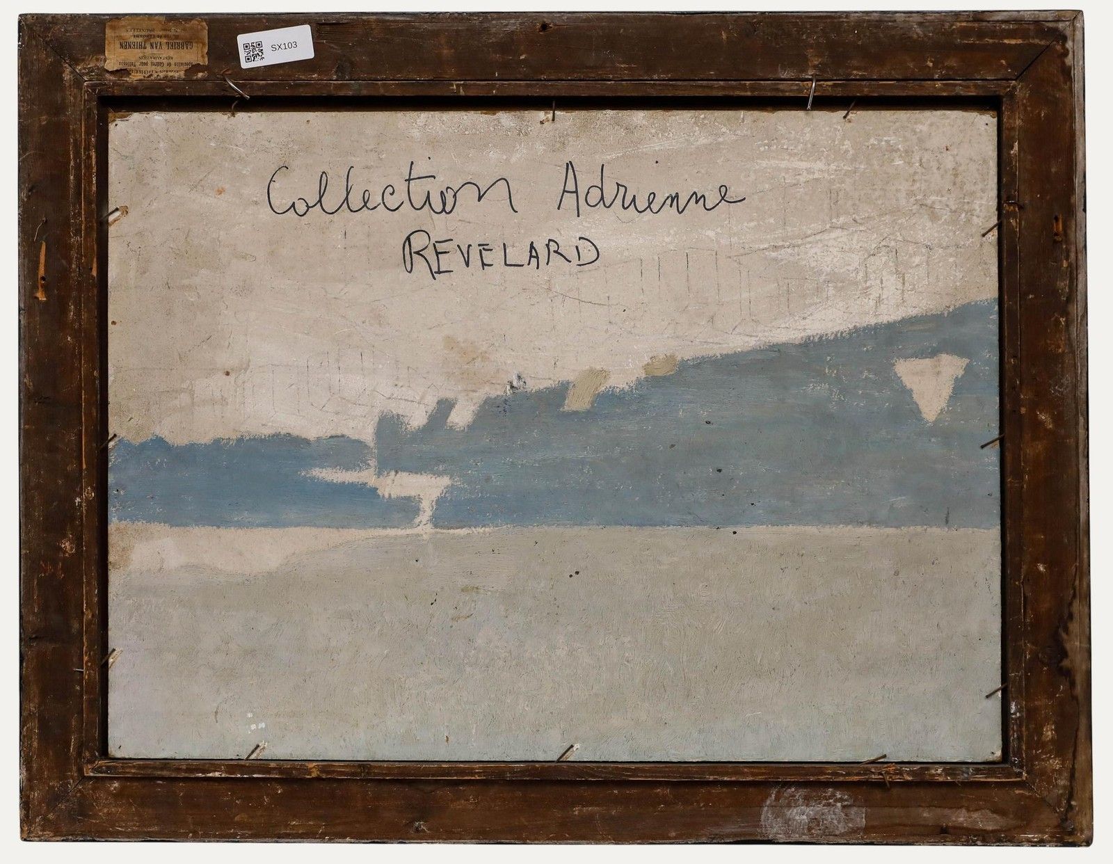 Attrib. Georges M. Baltus (1874 1967) Framed Oil, Early Morning At The Beach photo 395.0