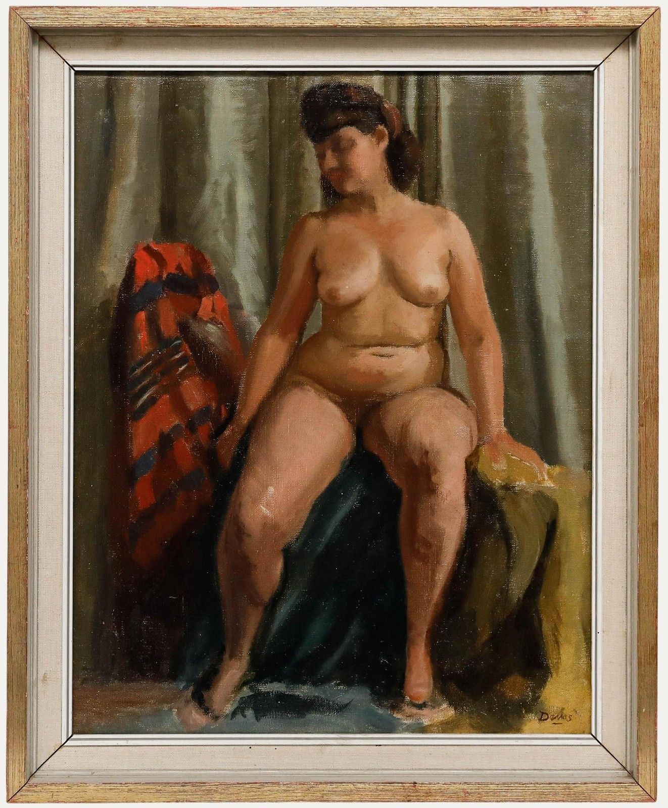 Anthony Devas (1911 1958) Framed Mid 20th Century Oil, The Artist's Muse
