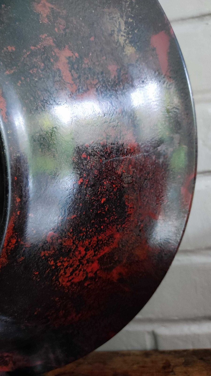 679.0 Black And Red Bakelite Speaker By Louis Kalff For Philips, 1930s photo