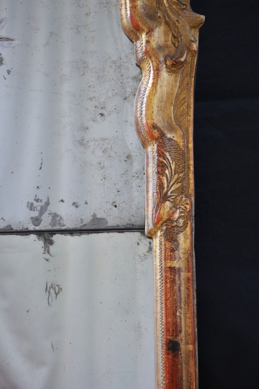 Georgian Gesso And Giltwood Pier Mirror W49cm photo for sale