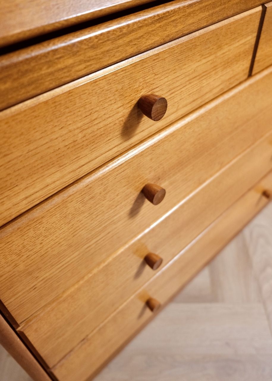Nathan Teak Bureau Chest Of Drawers photo Furniture