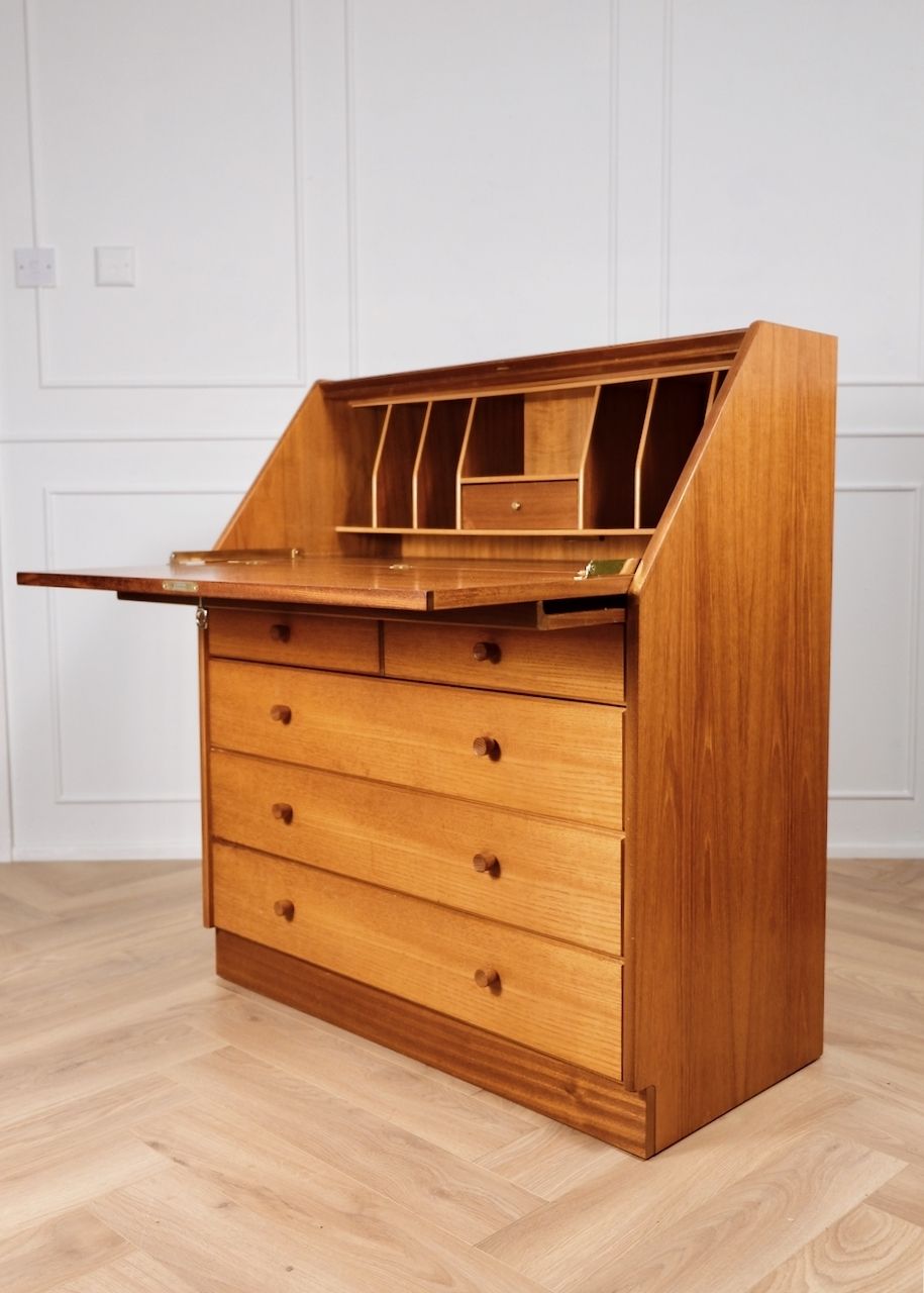 photo furniture Nathan Teak Bureau Chest Of Drawers