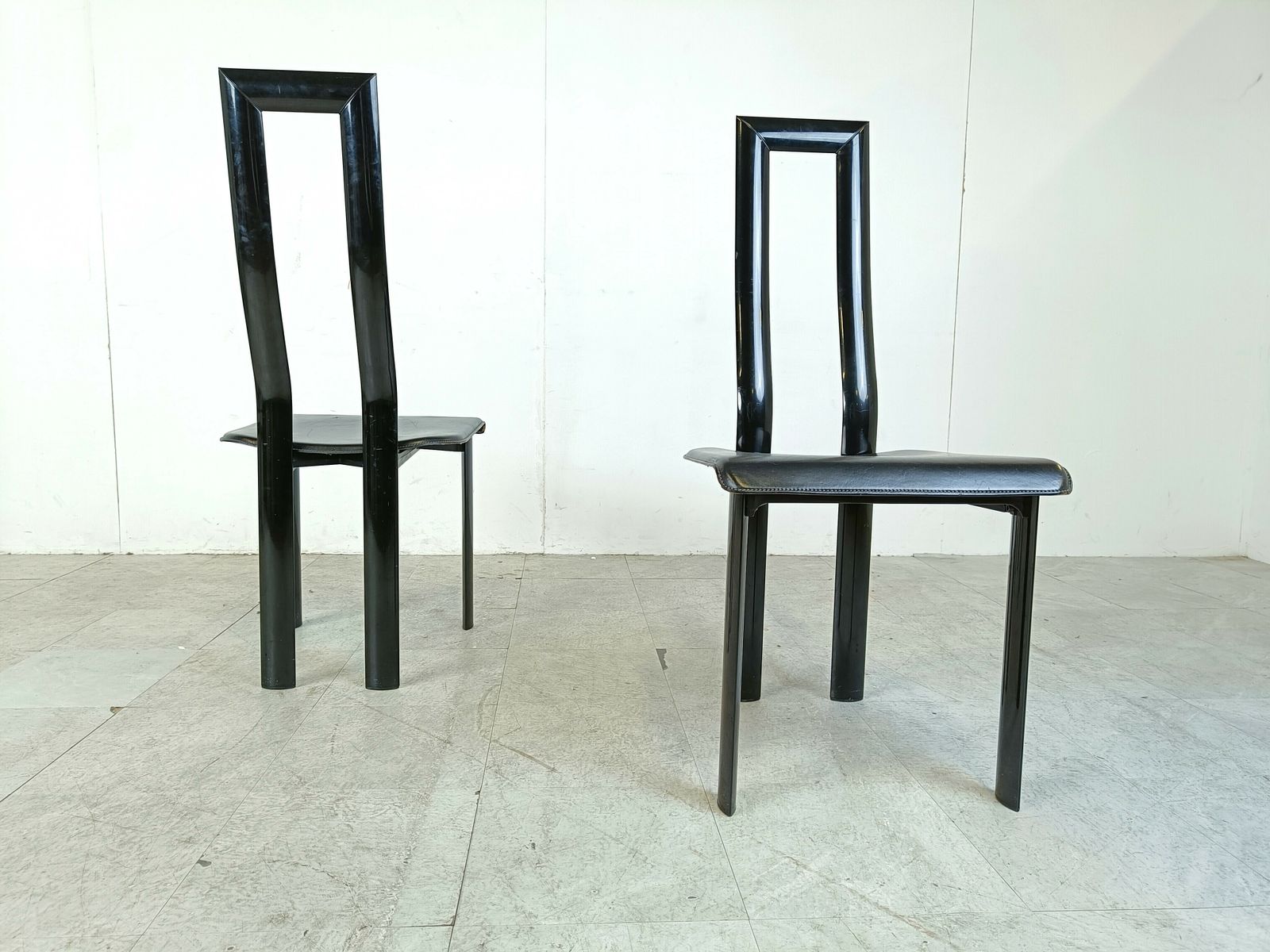 Set Of 6 Regia Dining Chairs By Antonella Mosca For Ycami, 1980s photo for sale
