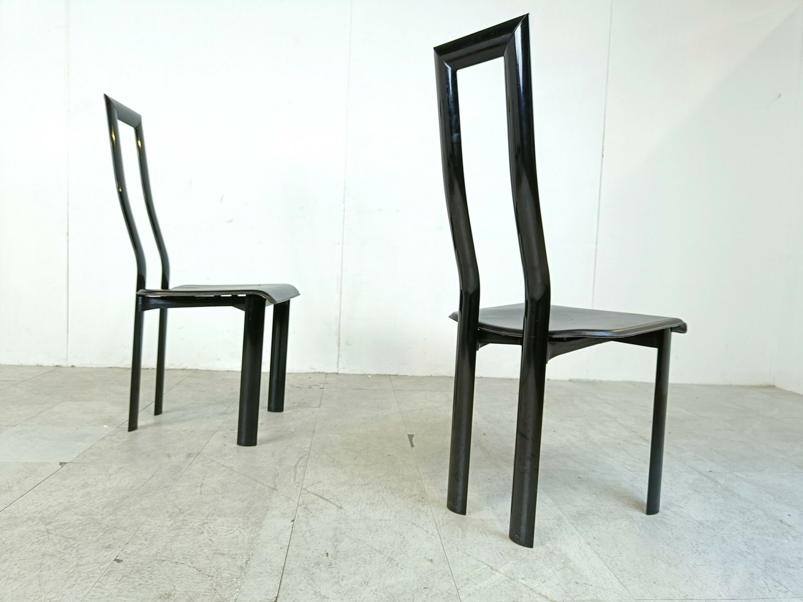 Set Of 6 Regia Dining Chairs By Antonella Mosca For Ycami, 1980s photo 1500.0
