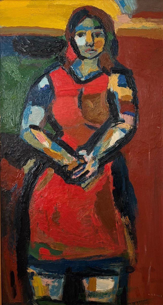 A.R. Seidel, Jannie, Oil On Linen, 1960s 1970s photo for sale
