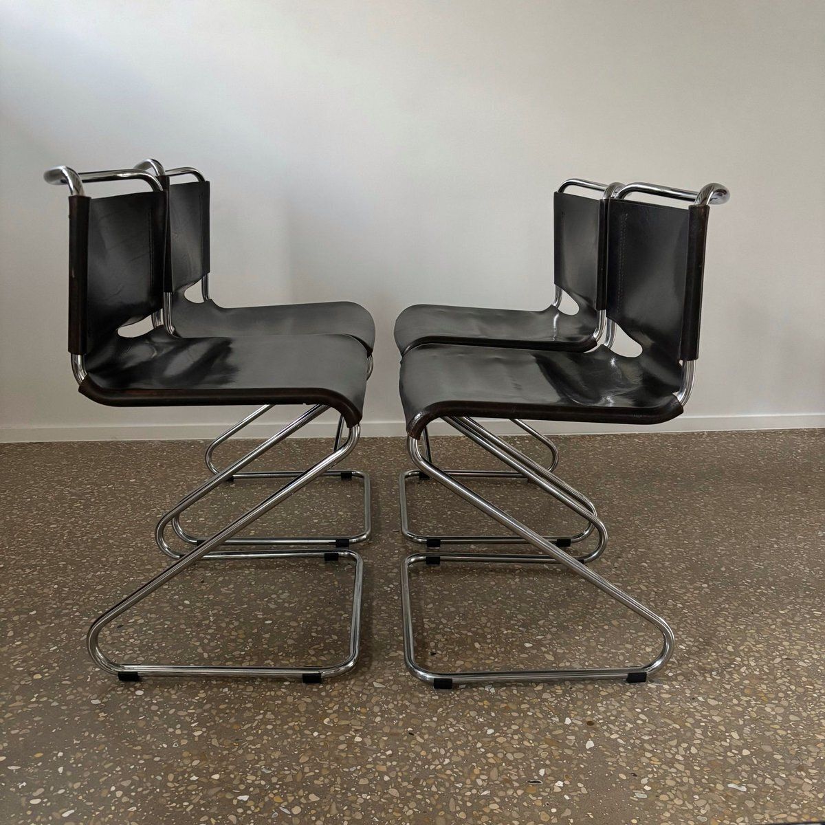 Biscia Dining Chairs By Pascal Mourgue For Steiner, France, 1960s, Set Of 4 photo vinterior