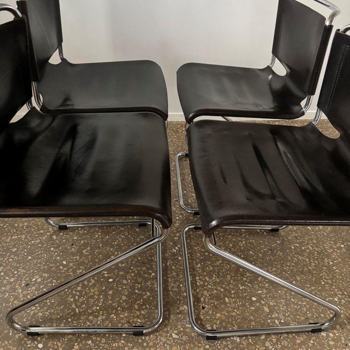 Biscia Dining Chairs By Pascal Mourgue For Steiner, France, 1960s, Set Of 4 photo vintage