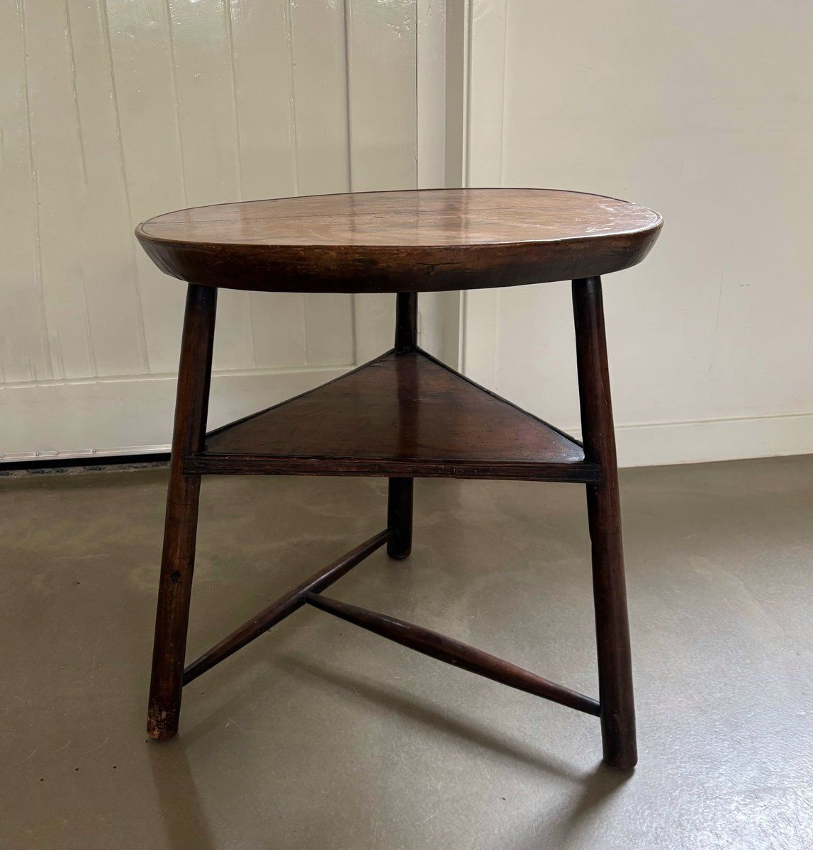 Antique Wooden Tripod Side Table, Late 18th Century photo for sale