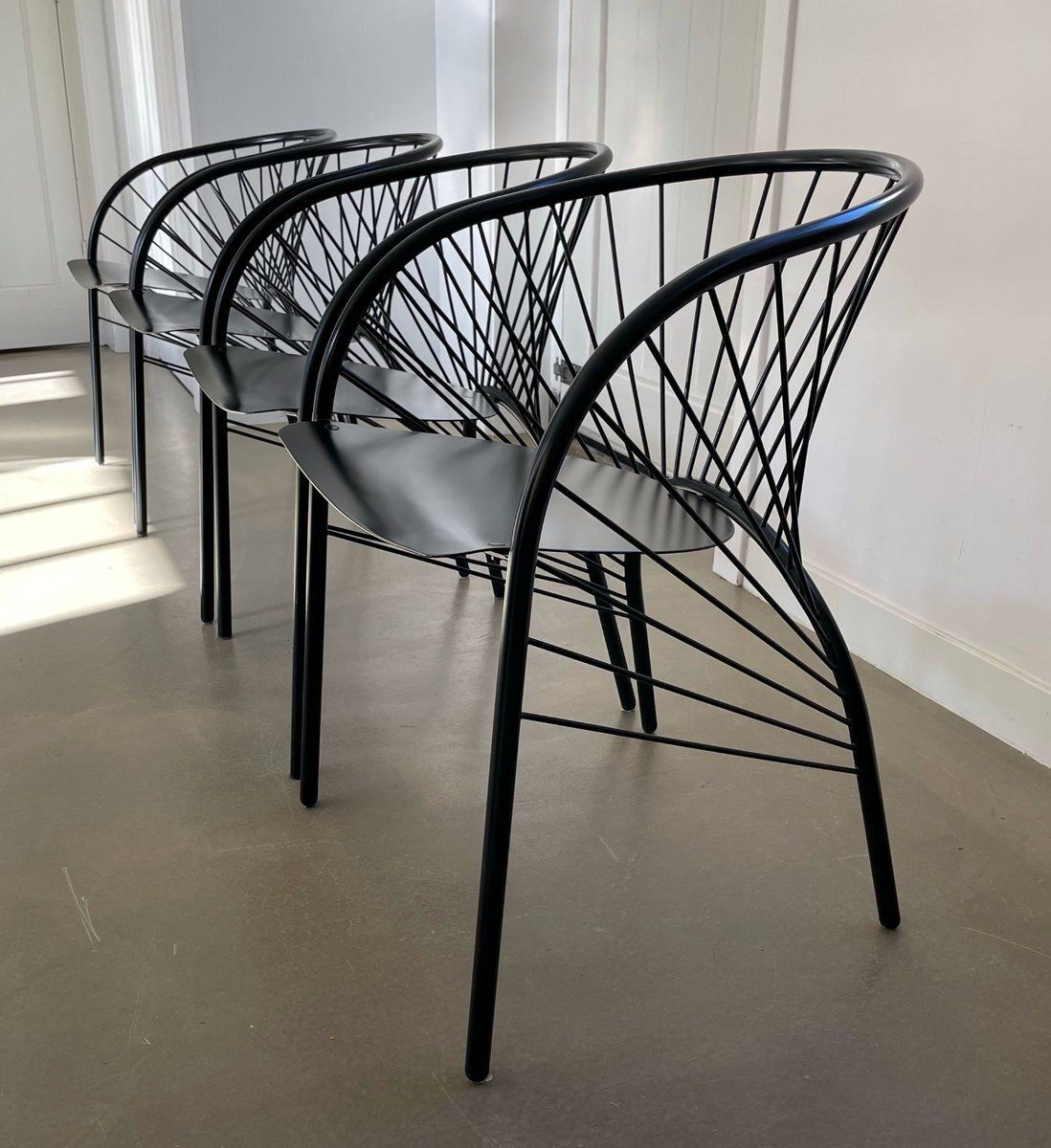 Lizzie Chairs By Regis Protiere For Paolo Pallucco, 1980s, Set Of 4 photo 1559.0