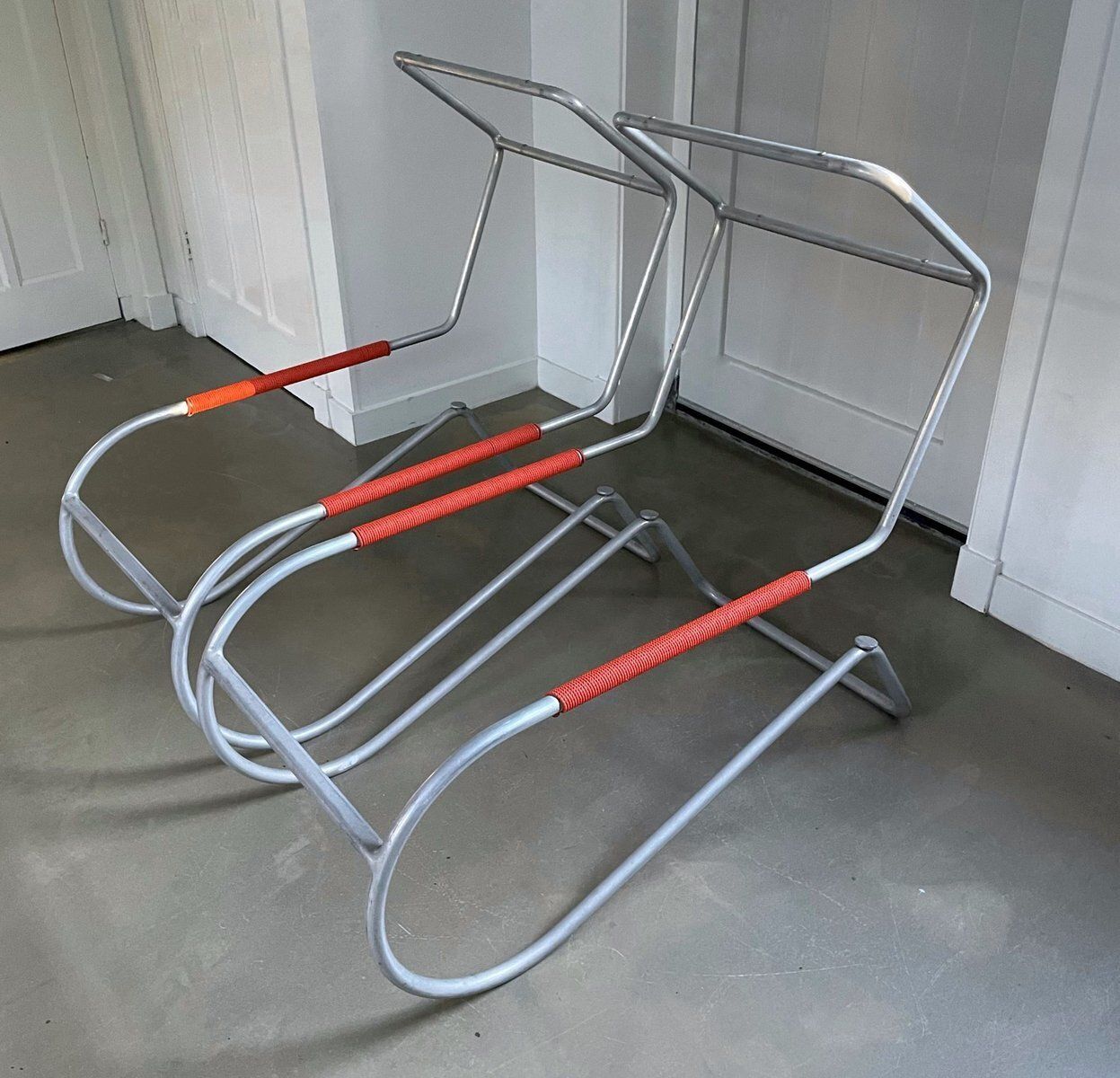 Mid Century Lido Sun Lounge Chairs By Battista And Gino Giudici, Italy, 1950s, Set Of 4 photo vinterior