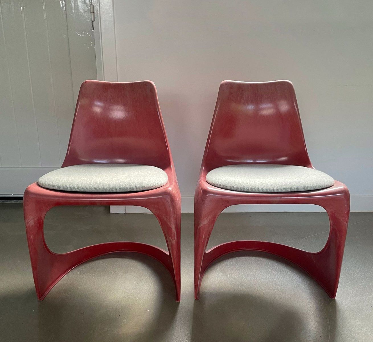 Set Of Vintage Design Chairs By Steen Ostergaard For Cado, 1971