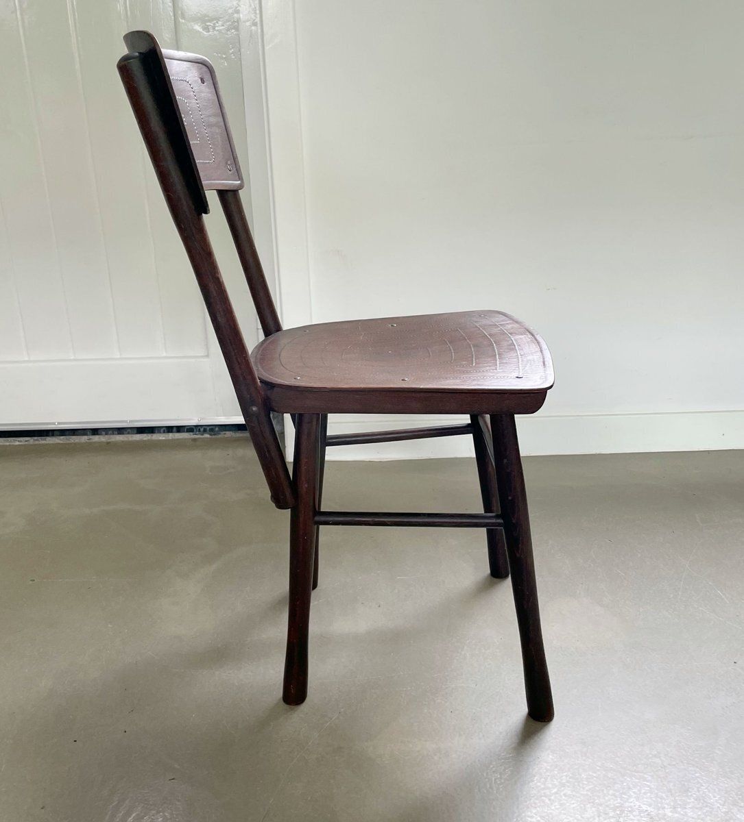 Wooden Bistro Chair From Jacob & Josef Kohn, 1930s photo furniture