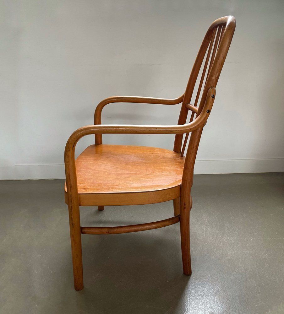 Bentwood Armchair Model A63 F By Josef Frank For Thonet, Austria, 1930s photo furniture