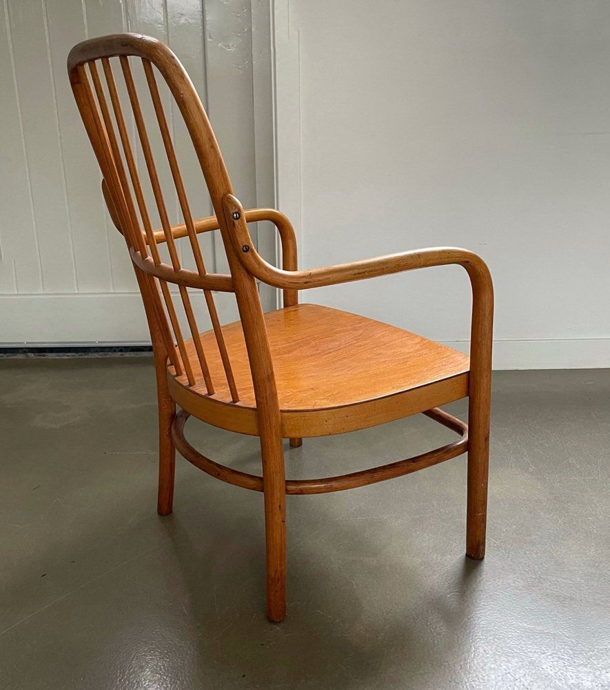 Bentwood Armchair Model A63 F By Josef Frank For Thonet, Austria, 1930s photo for sale