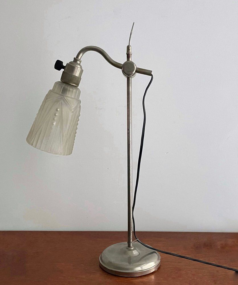 1st Half 20th Century Art Deco Desk Lamp, France, 1930s photo for sale