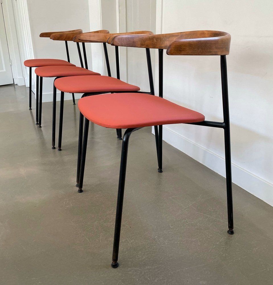 C 20 Chairs By Terence Conran, 1960s, Set Of 4