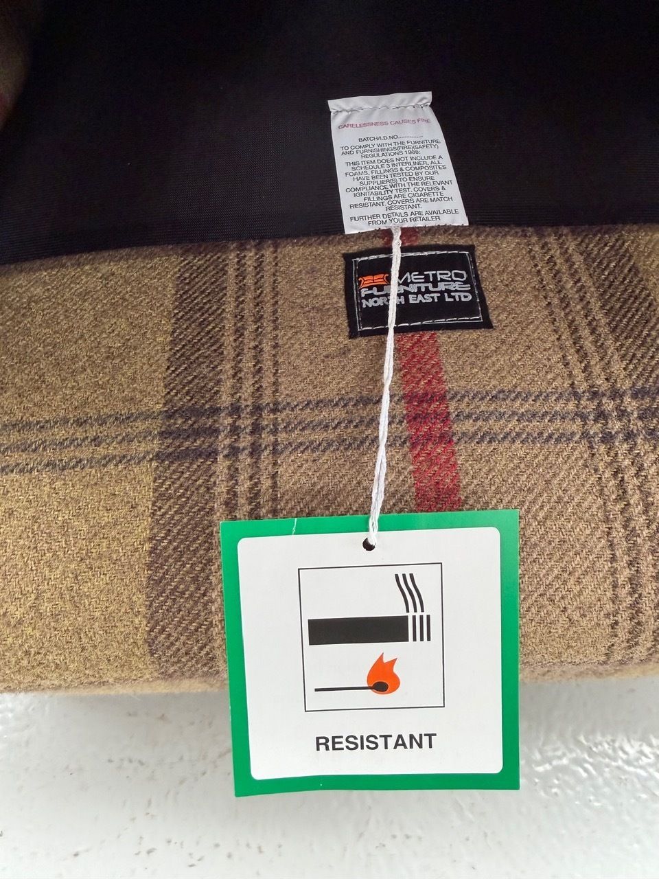 Tweed Armchair photo for sale