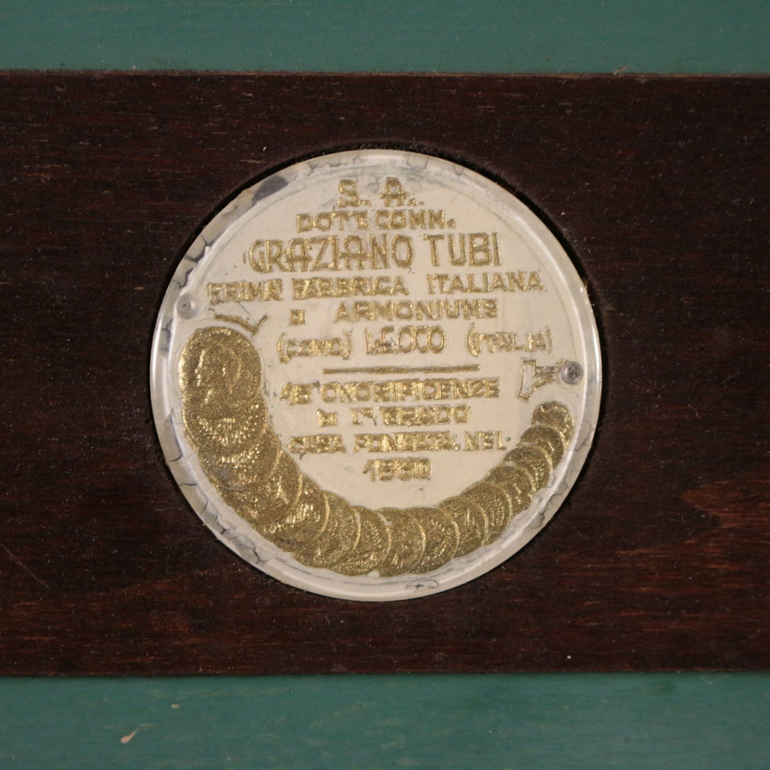 Armonium Italy Lecco 20th Century Graziano Tubi Factory photo Home Decor