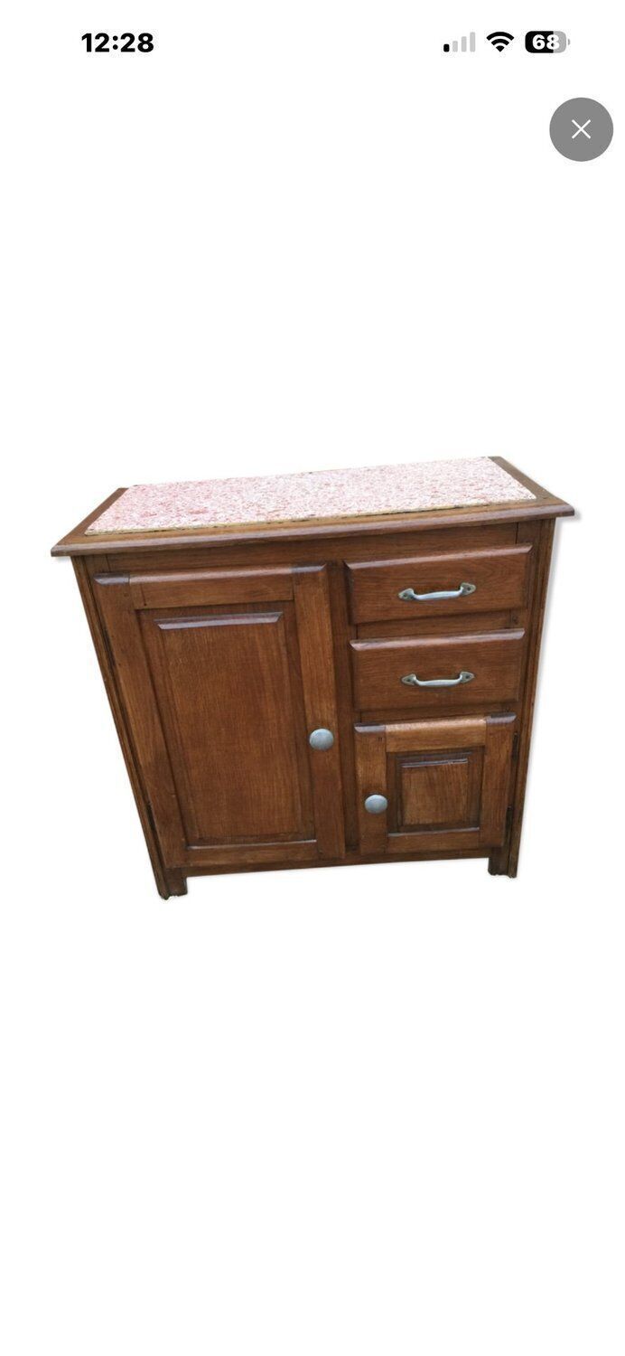 Mado Buffet In Solid Oak — French Domestic Style From The 1950s photo furniture