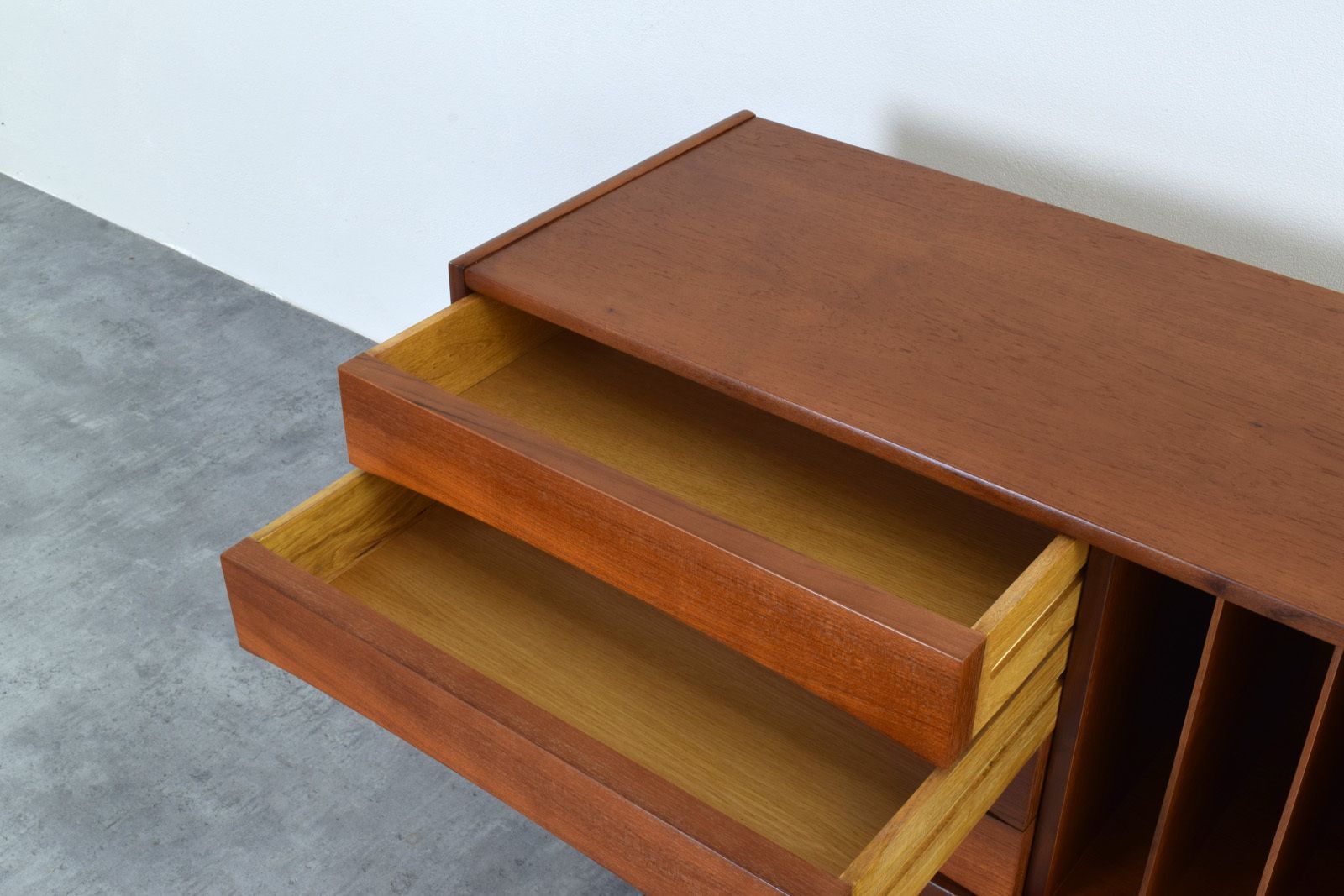 photo vinterior Mid Century Teak Hi Fi Sideboard Ulvö By Erik Wørts For Ikea
