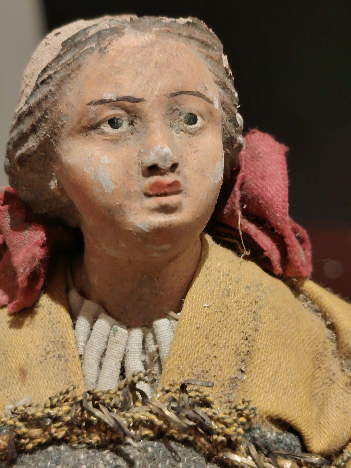 Antique Pair Of Italy Terracotta Statuettes Late 18th Early 19th Century photo for sale
