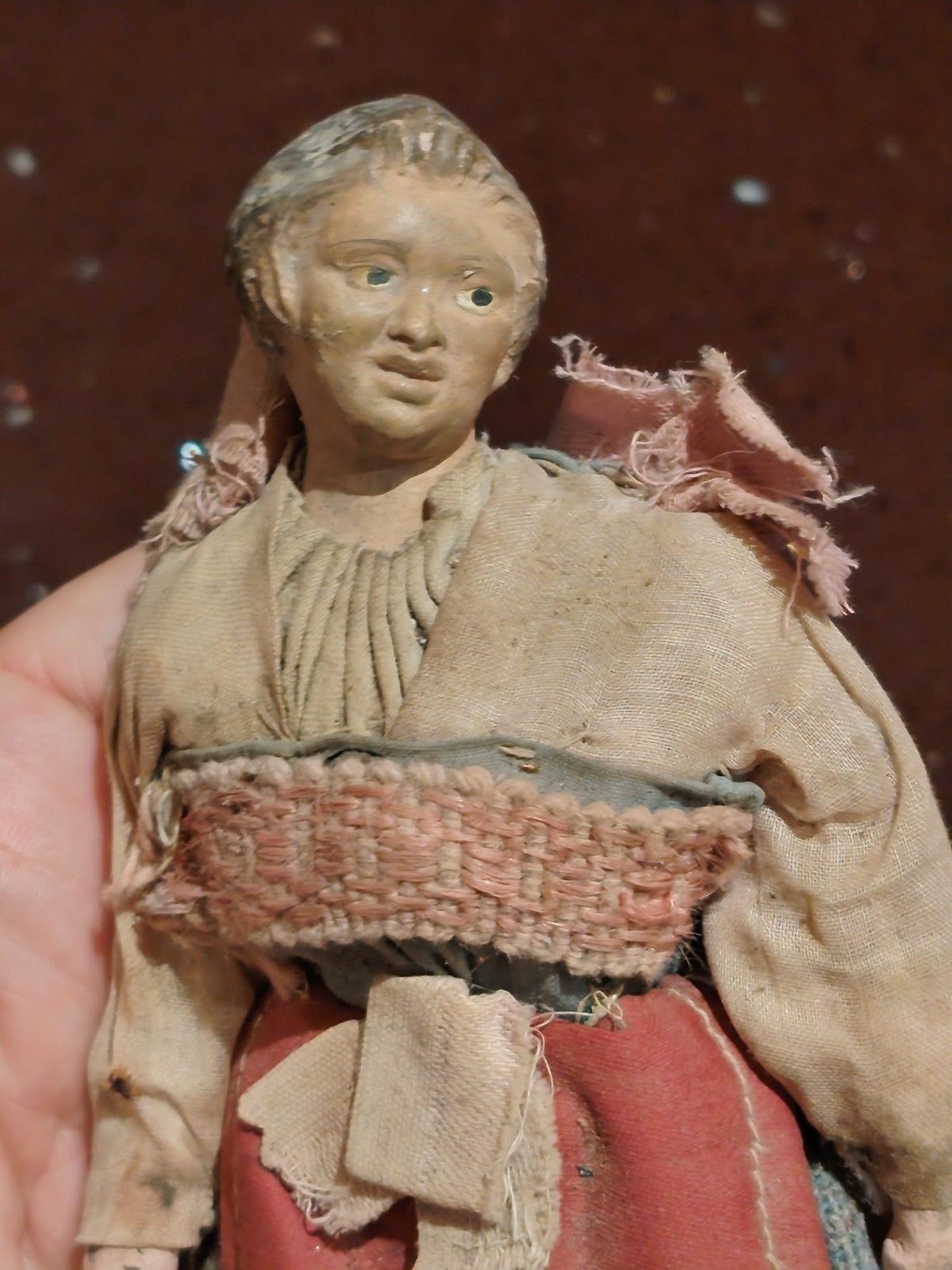 Antique Pair Of Italy Terracotta Statuettes Late 18th Early 19th Century photo vinterior