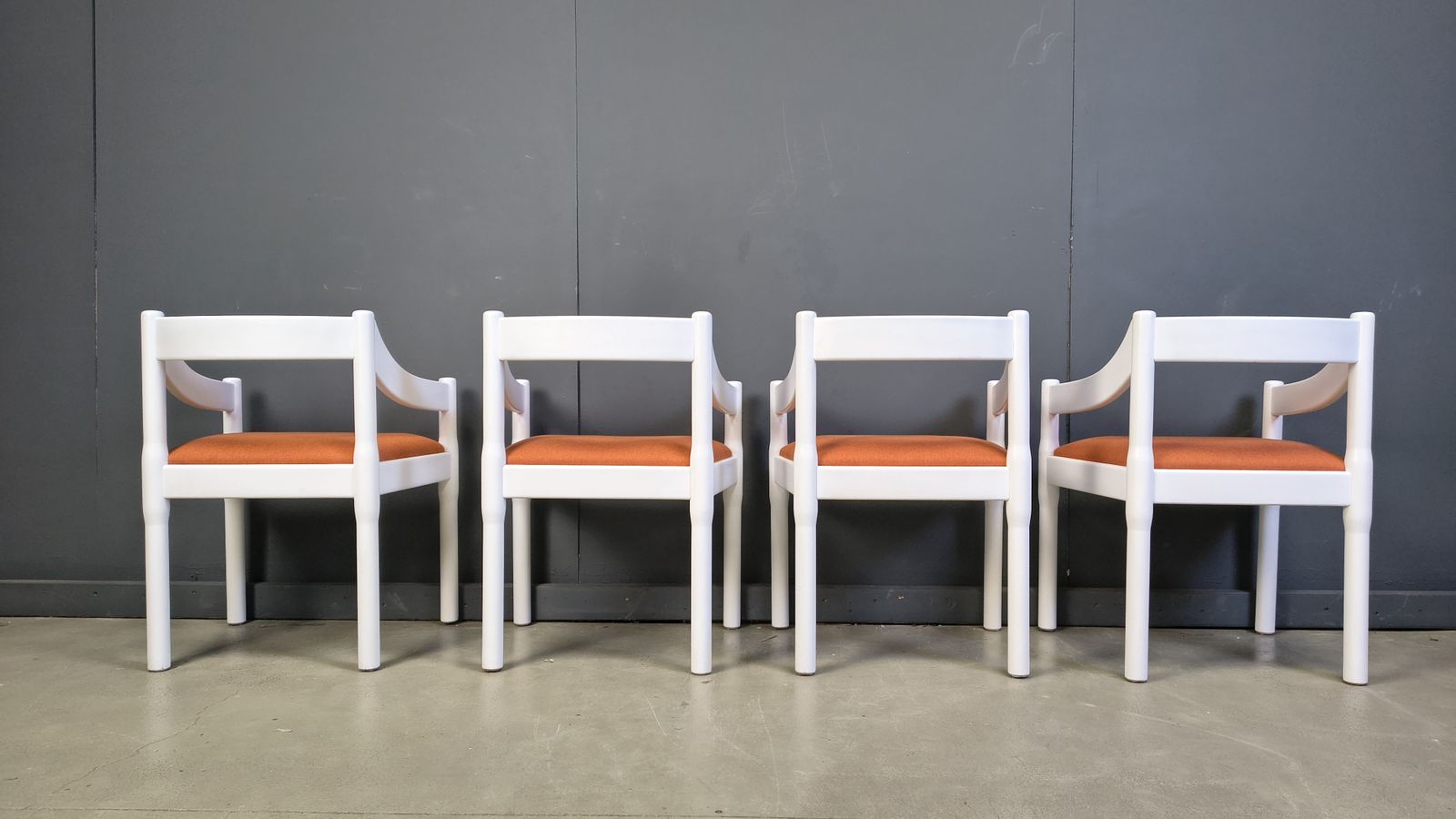 photo furniture Set Of 4 Carimate Armchairs By Vico Magistretti, 1960s