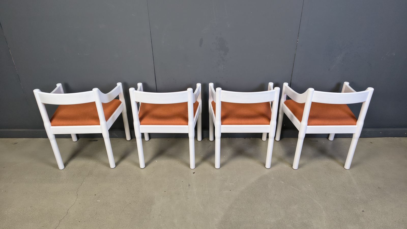 Furniture Set Of 4 Carimate Armchairs By Vico Magistretti, 1960s photo