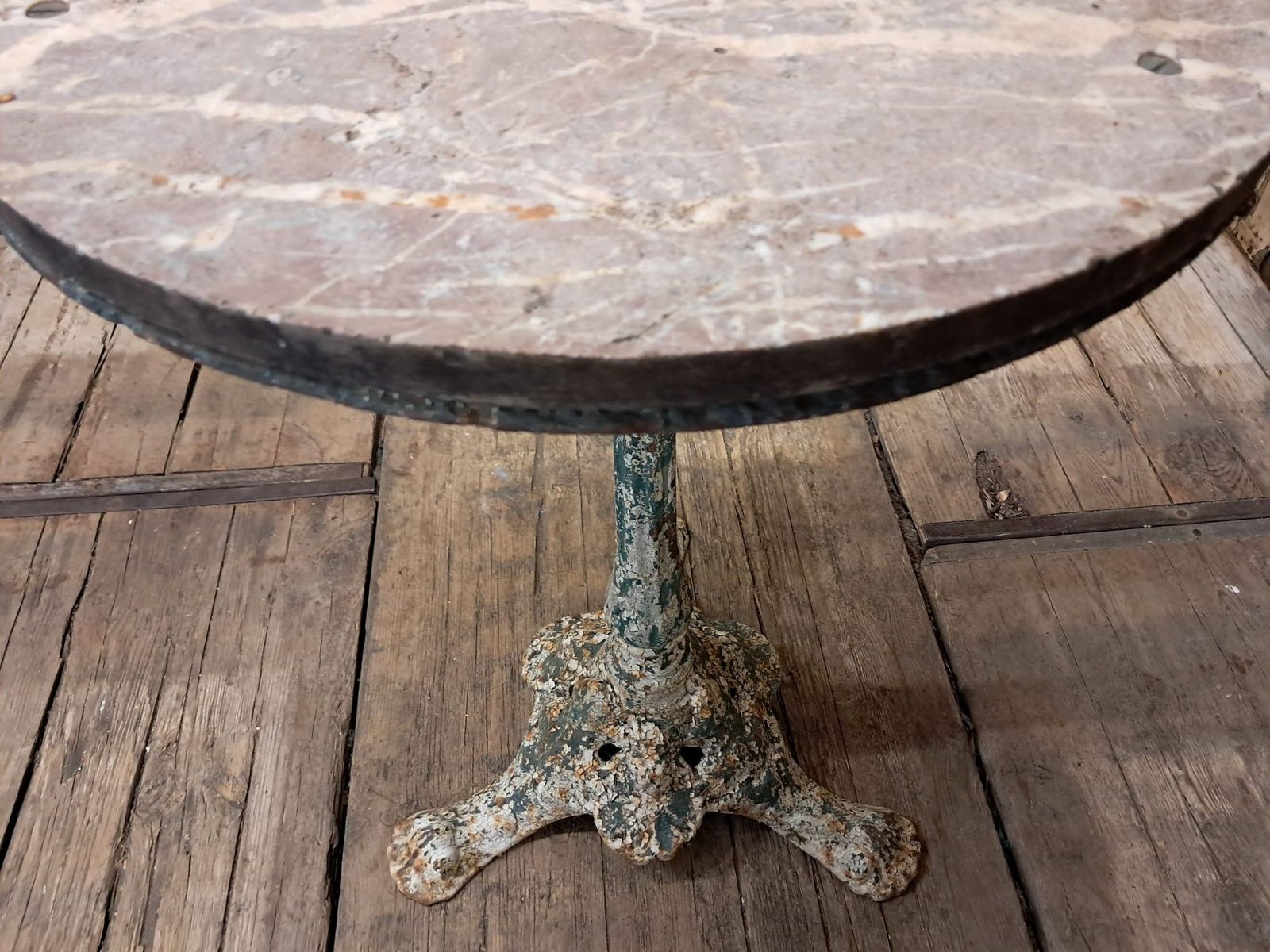 Marble Top Bistro Table photo for sale