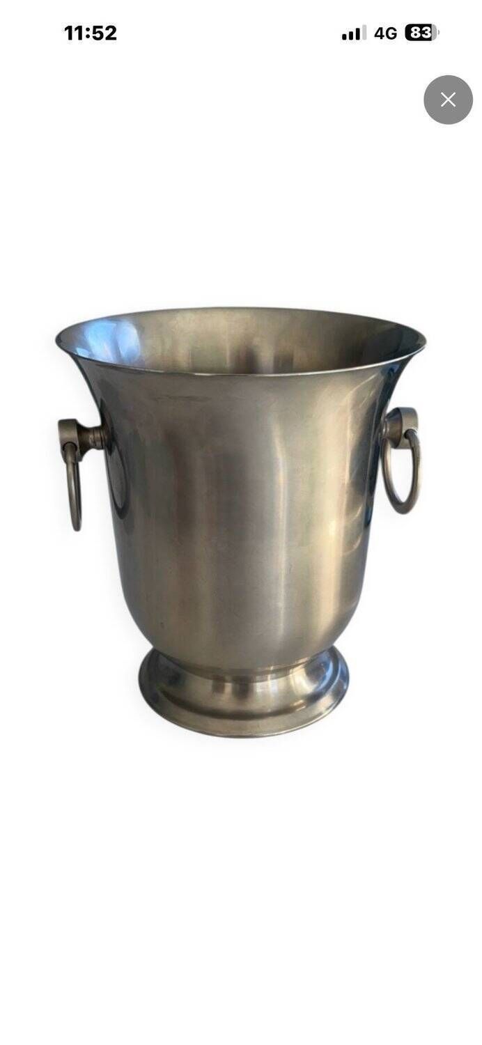 photo for sale Champagne Bucket Guy Degrenne – Stainless Steel & Gold Plated Brass