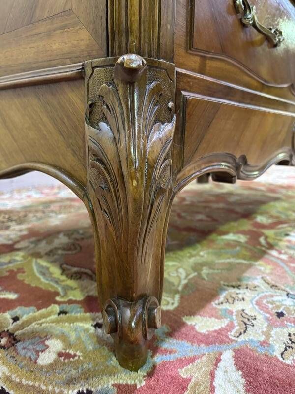 Louis XV Style Walnut Chest Of Drawers / Rocaille photo vinterior