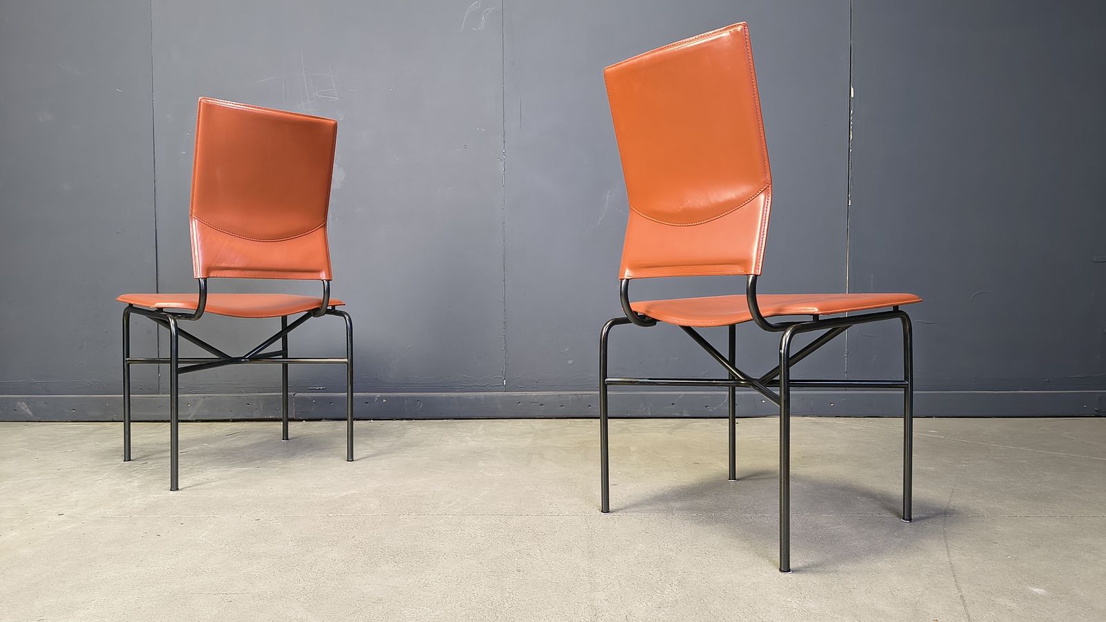 Ross Littel For Matteo Grassi Set Of 6 Dining Chairs, 1970s photo 2250.0