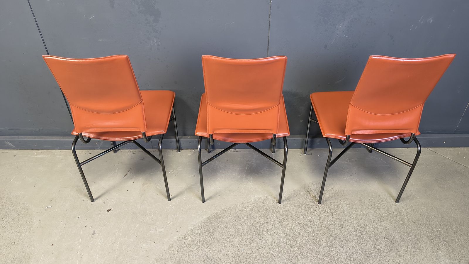 photo furniture Ross Littel For Matteo Grassi Set Of 6 Dining Chairs, 1970s